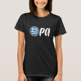 Griechischer Stolz Opa griechische Flagge Hellas G T-Shirt