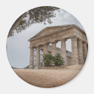 Griechischer Tempel bei Segesta, Sizilien Magnet