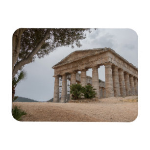 Griechischer Tempel in Segesta, Sizilien Magnet