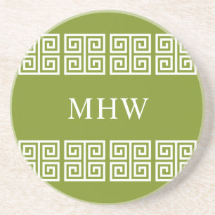 Griechischer Untersetzer für Monogramm