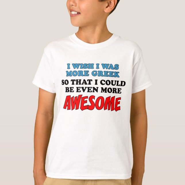 Griechischeres fantastischeres T-Shirt (Vorderseite)