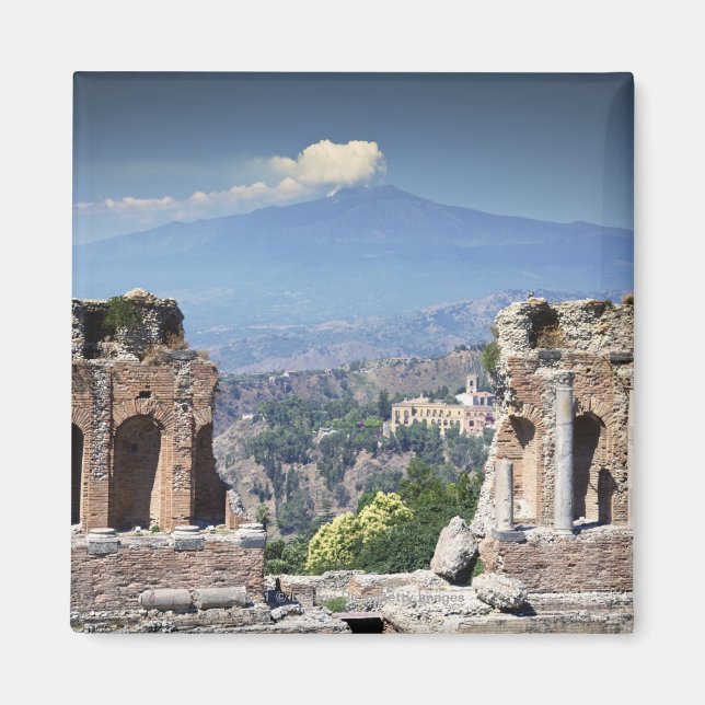 Griechisches Amphitheater 2 Magnet (Vorne)