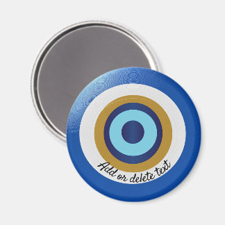 griechisches Augendesign nur noch Text hinzufügen Magnet