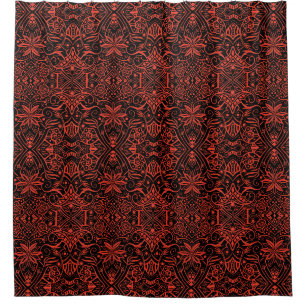 Griechisches barocke Bohemisches Arabesque Muster Duschvorhang
