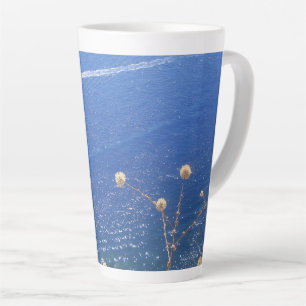 Griechisches Blaues Meer Latte Tasse