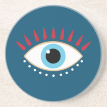 Griechisches Böse Eye Red Eyelashes