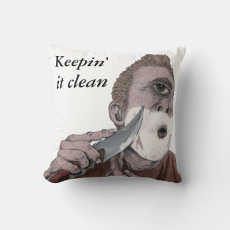 Griechisches Cyclops Knife Clean Shave Fantasy Art Kissen