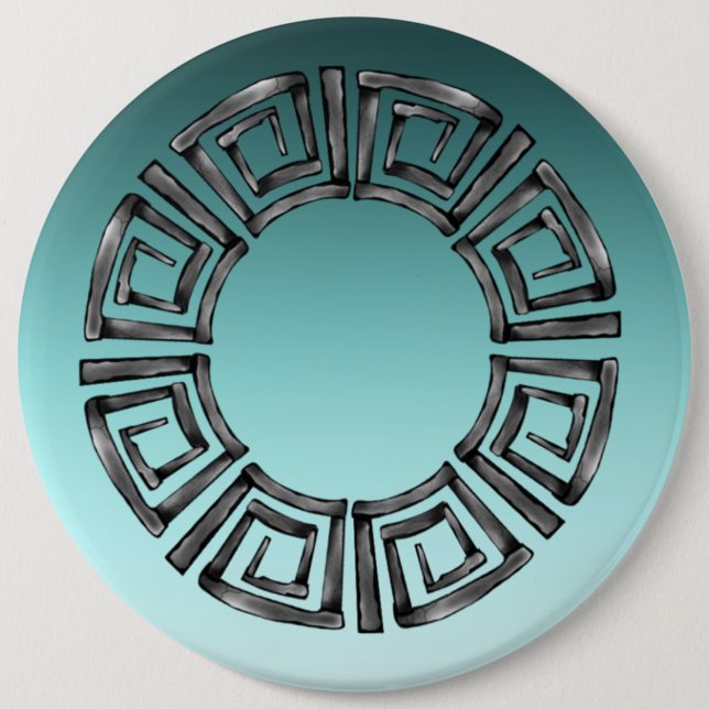 Griechisches Design Button (Vorderseite)