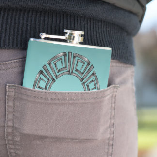 Griechisches Design Flachmann