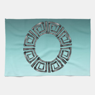 Griechisches Design Küchentuch