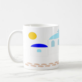 Griechisches Design, nur Text hinzufügen Kaffeetasse
