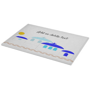 Griechisches Design, nur Text hinzufügen Schneidebrett