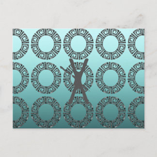 Griechisches Design Postkarte