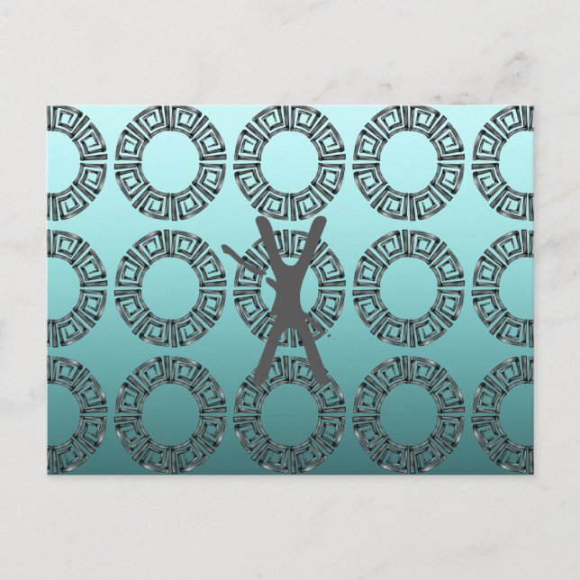 Griechisches Design Postkarte (Vorderseite)