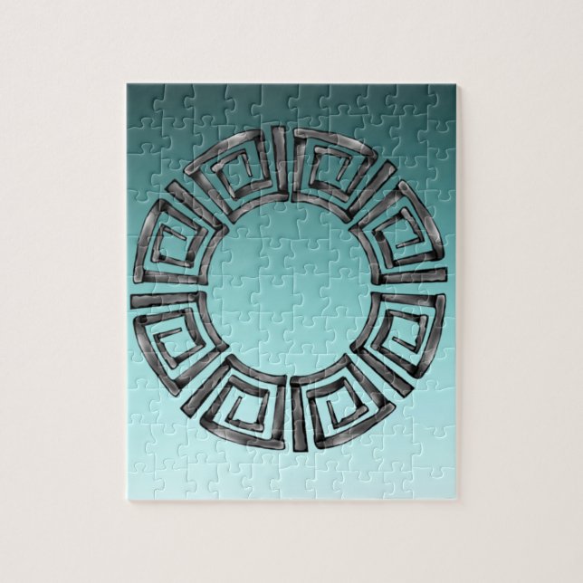 Griechisches Design Puzzle (Vertikal)