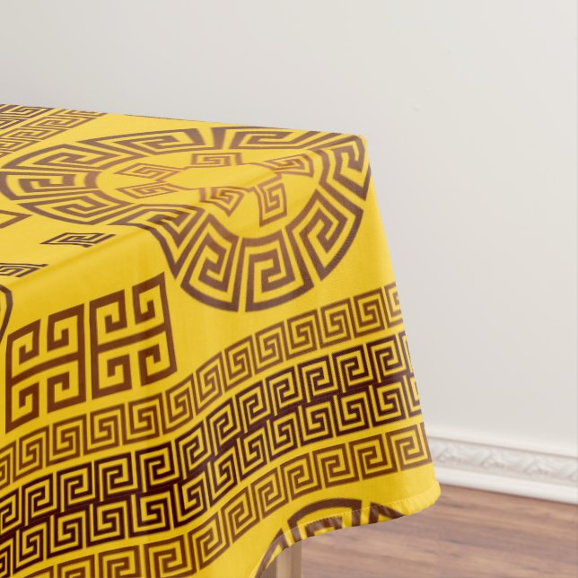 Griechisches Designtablett Tischdecke (Beispiel)