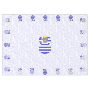 Griechisches Engel-Grauhaar mit Flag-Tableteklett Tischdecke