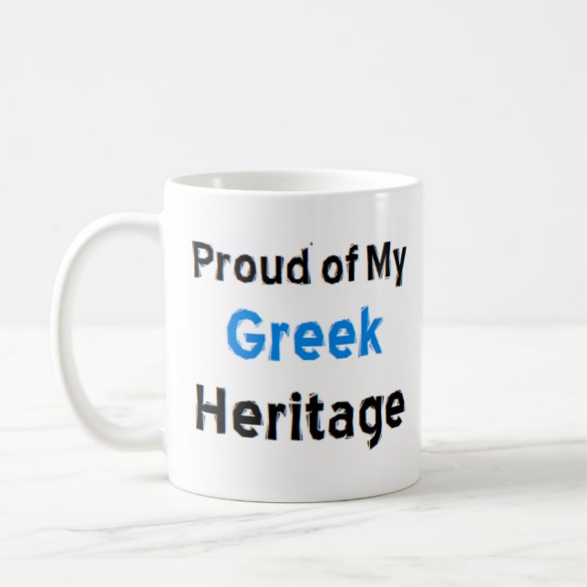 Griechisches Erbe Kaffeetasse (Links)