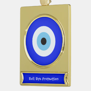 Griechisches Evil Banner-Ornament Gold