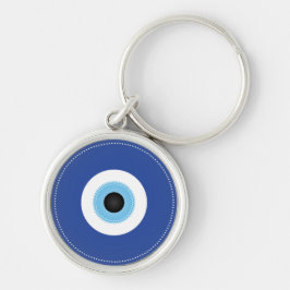 Griechisches Evil Eye Blau Schlüsselanhänger
