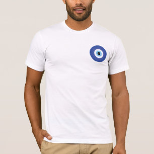 Griechisches Evil Eye Blau T-Shirt
