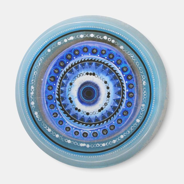 Griechisches Evil Eye Magnet (Vorne)