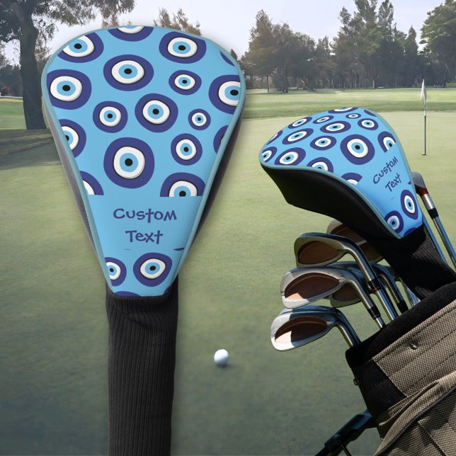 Griechisches Evil Eye Muster Golf Headcover (Von Creator hochgeladen)