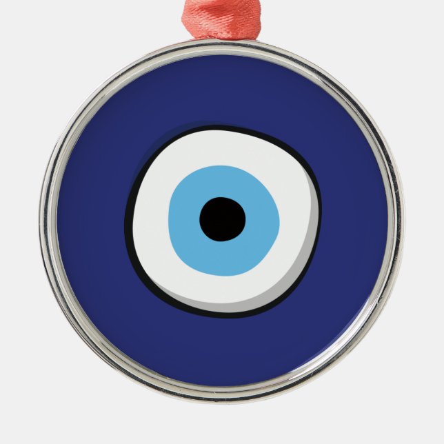 Griechisches Evil Ornament Aus Metall (Vorne)