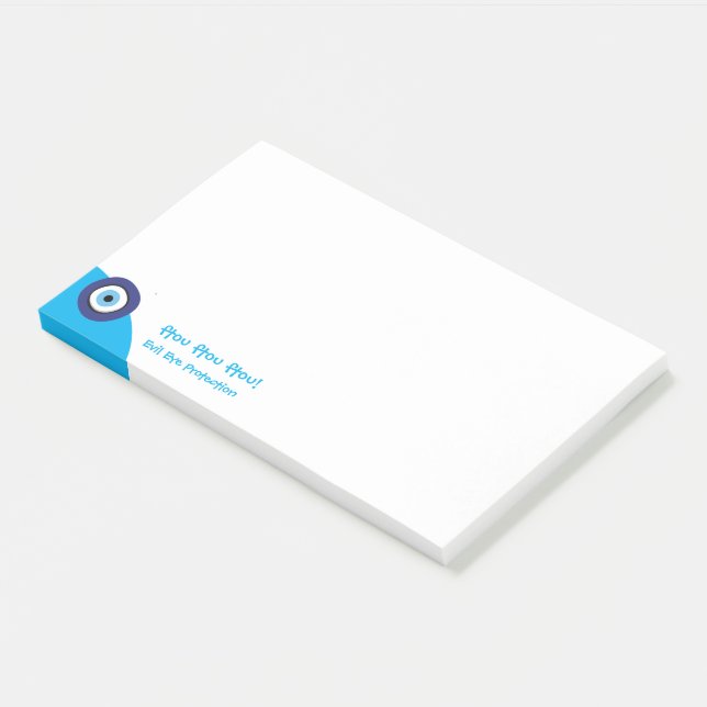 Griechisches Evil Post-it Klebezettel (angewinkelt)