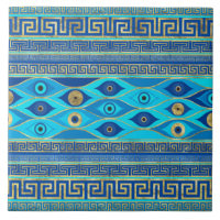 Griechisches Eye und griechisches Schlüsselornamen