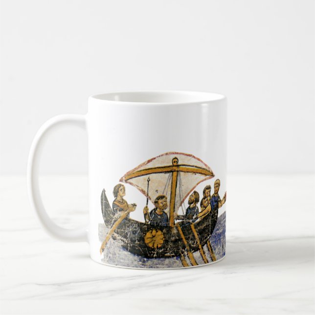 Griechisches Feuer Kaffeetasse (Links)