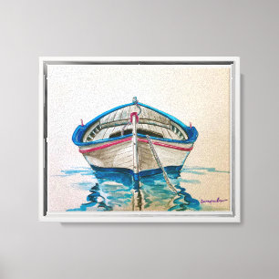 Griechisches Fischereiboot #1 Leinwanddruck