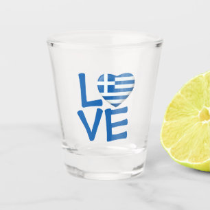Griechisches Flag Schnapsglas
