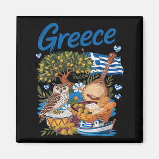 Griechisches Flaggen-Outfit für Kinder mit Helleni Magnet