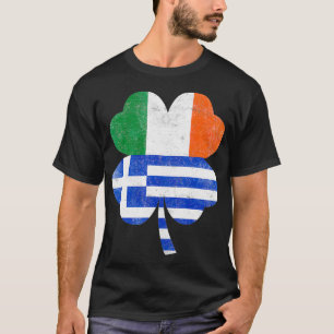 Griechisches irisches Kleeblatt Griechenland Irlan T-Shirt