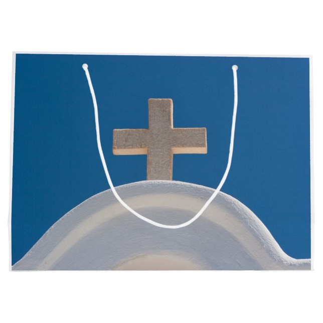 griechisches Kreuz Große Geschenktüte (Rückseite)