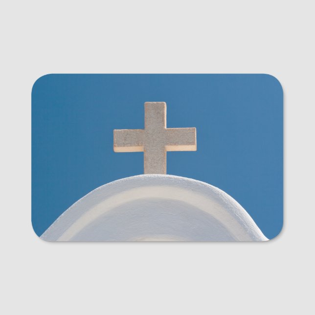 Griechisches Kreuz Namensschild (Vorderseite)