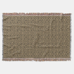 Griechisches Mäander-Schlüssel-Quadrat-H-Muster Br Decke