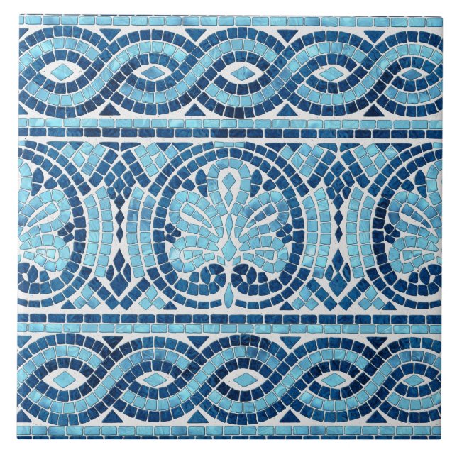 Griechisches Maul Fliese (Vorderseite)