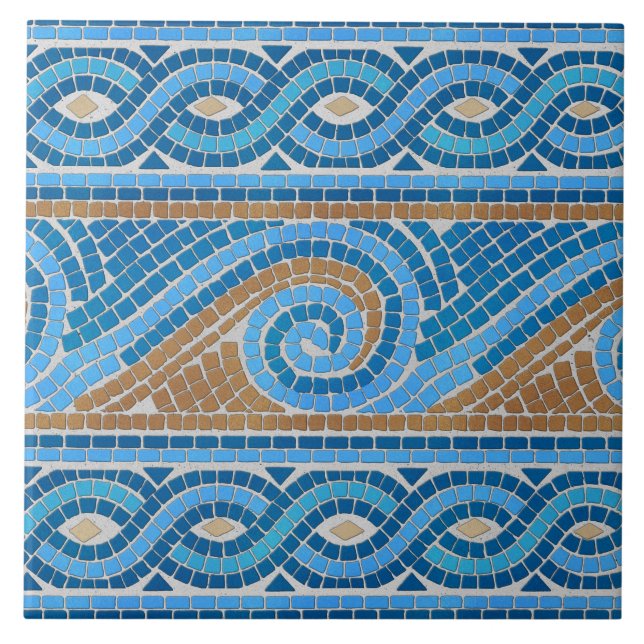 Griechisches Maul Fliese (Vorderseite)