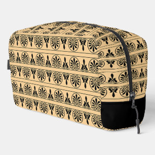 Griechisches Mittelmeer-Muster Brown Waschbeutel