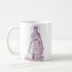 griechisches Mosaik der heiligen Agnes von Rom Kaffeetasse