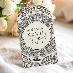 Griechisches oder römisches Toga-Party Geschenkanhänger