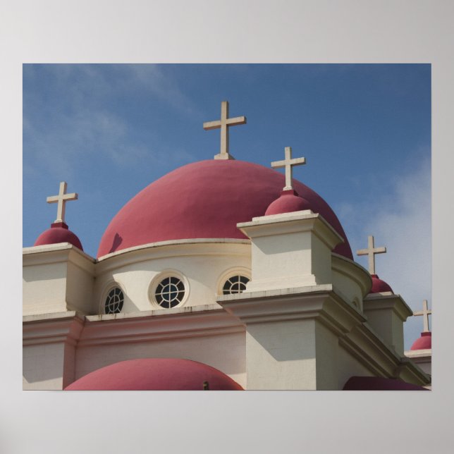Griechisches orthodoxes Kloster Poster (Vorne)