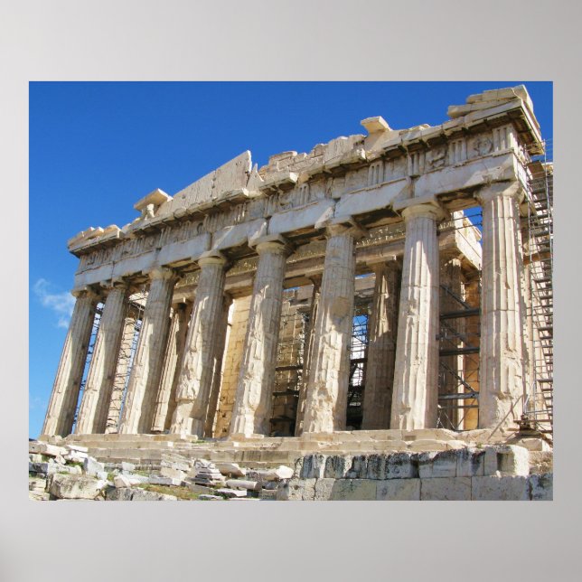 Griechisches Parthenon-Poster Poster (Vorne)