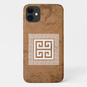 Griechisches Schlüsselmuster Weißes Design iPhone/ Case-Mate iPhone Hülle