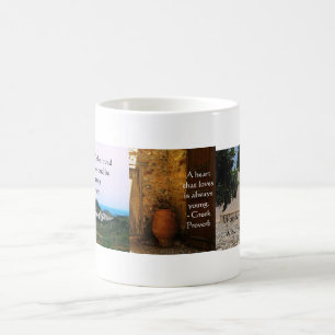 Griechisches Sprichwort über Liebe Kaffeetasse