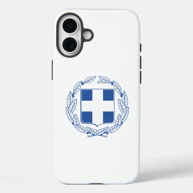 griechisches Wappen Case-Mate iPhone Hülle (Rückseite)