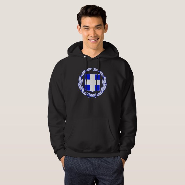 Griechisches Wappen Hoodie (Vorne ganz)