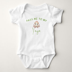 Griechisches Yaya Baby-Shirt Baby Strampler